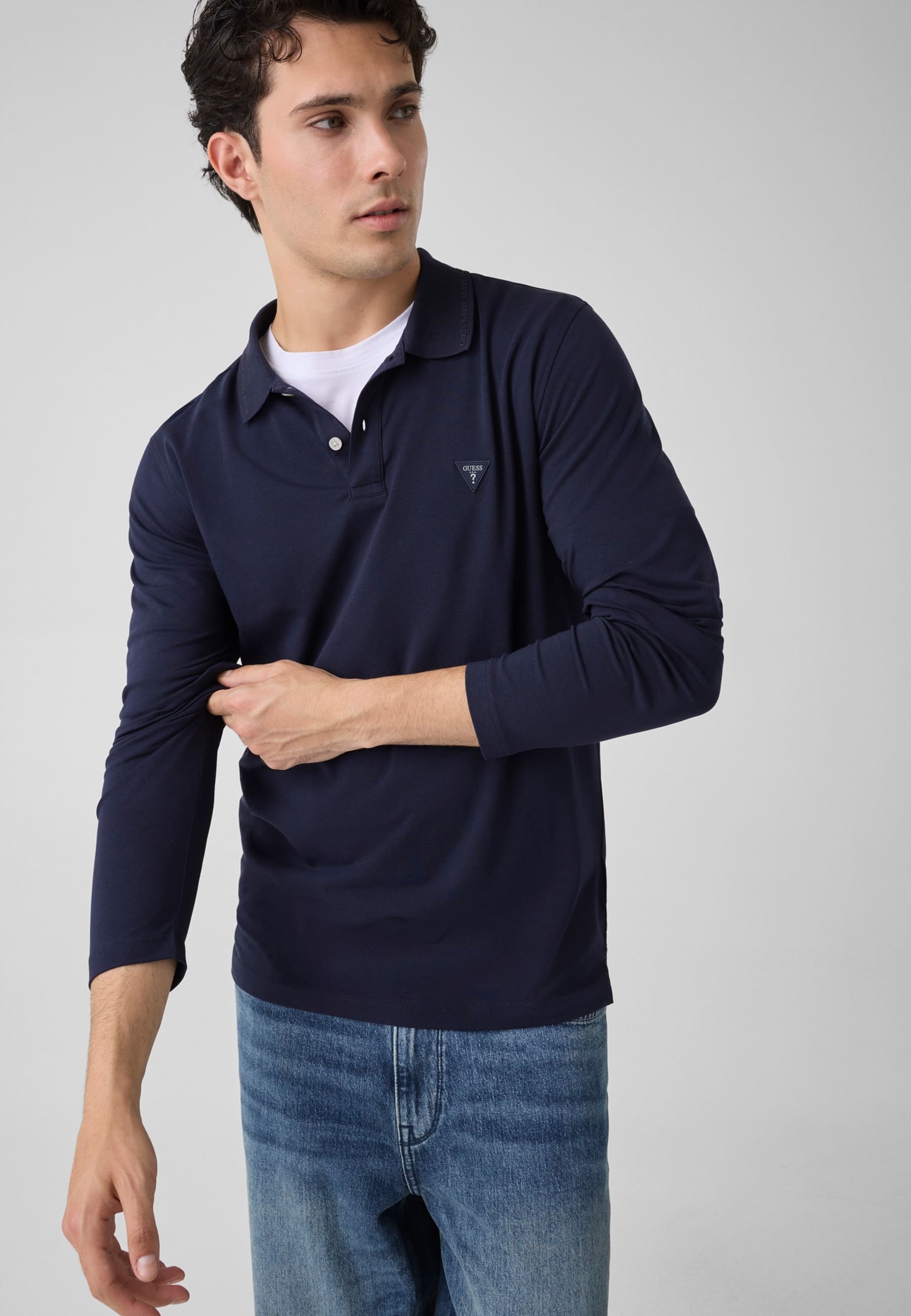 Polo Avec Écusson Logo, GUESS