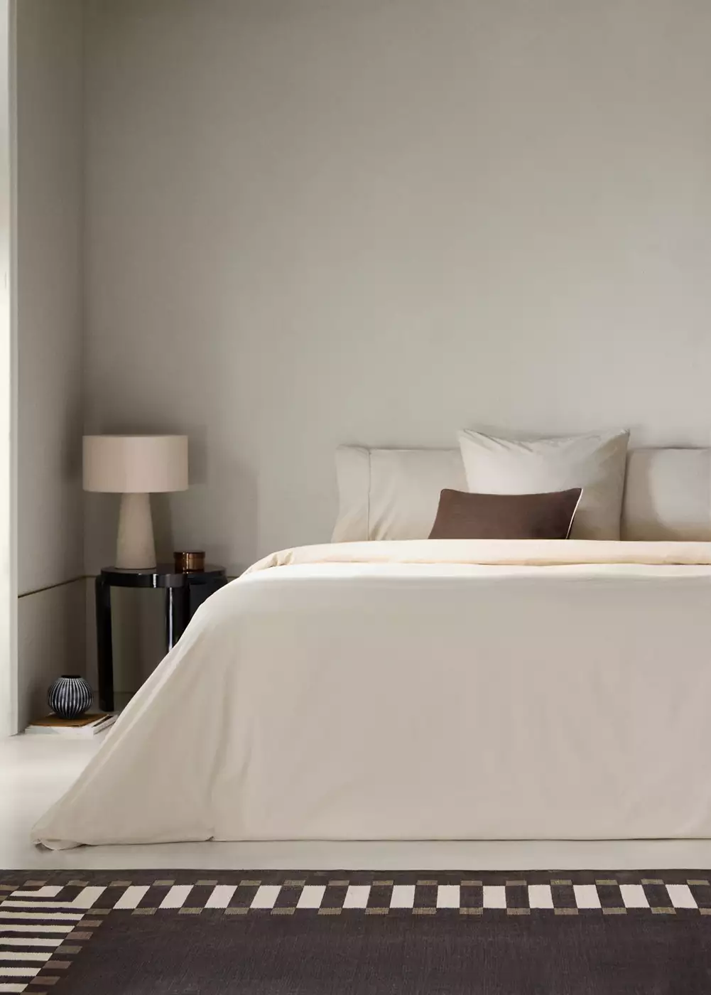 Housse de couette en percale de coton 100 % Lit 200 cm, MANGO HOME