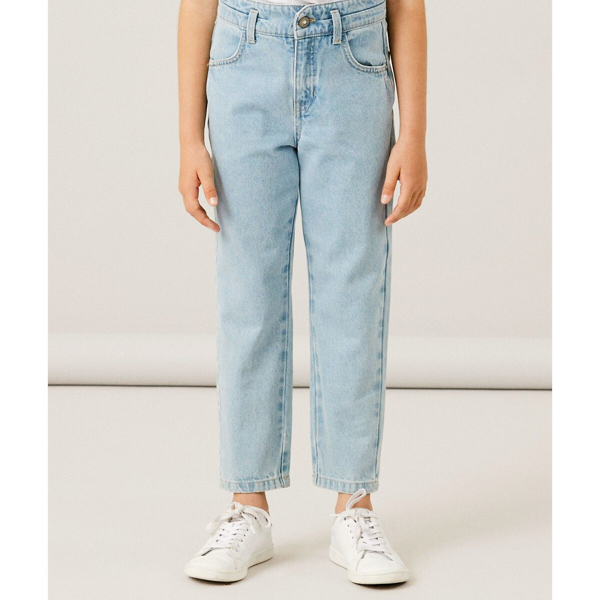 Image of Mid Rise Mom Jeans