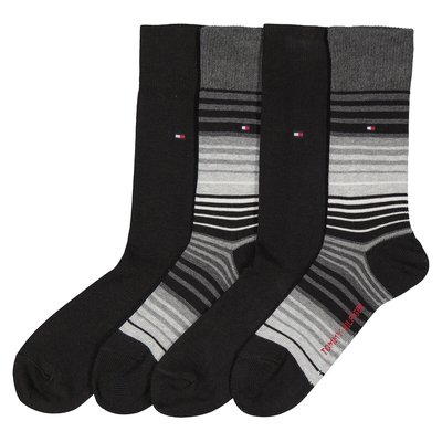 4 Paar Socken, hohe Form TOMMY HILFIGER