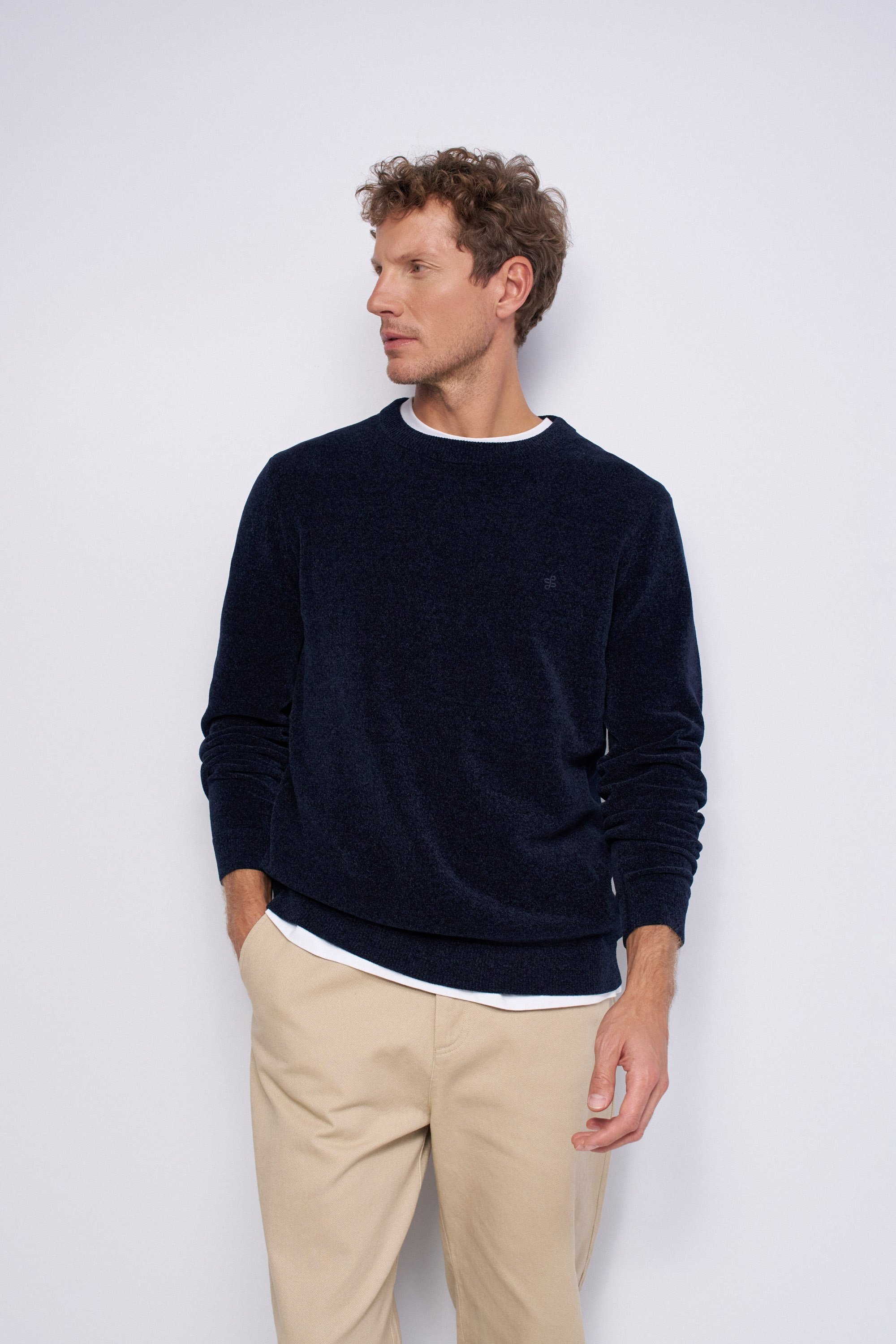 PULL EFFET VELOURS, SALSA JEANS