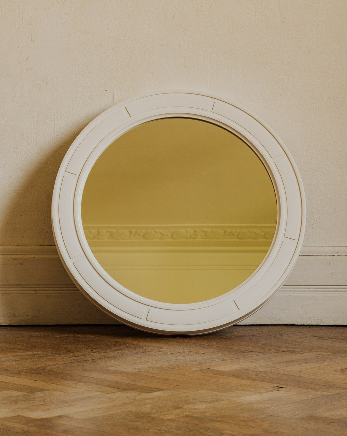 Miroir en fibre de verre blanc Igor N°1182 - Bon état, DEBONGOUT
