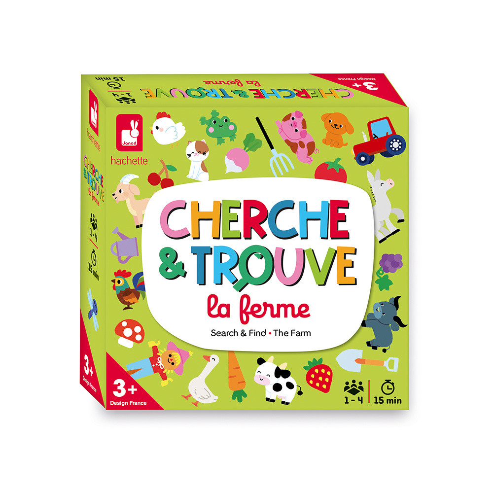 Cherche Et Trouve La Ferme Jeu D'observation, JANOD