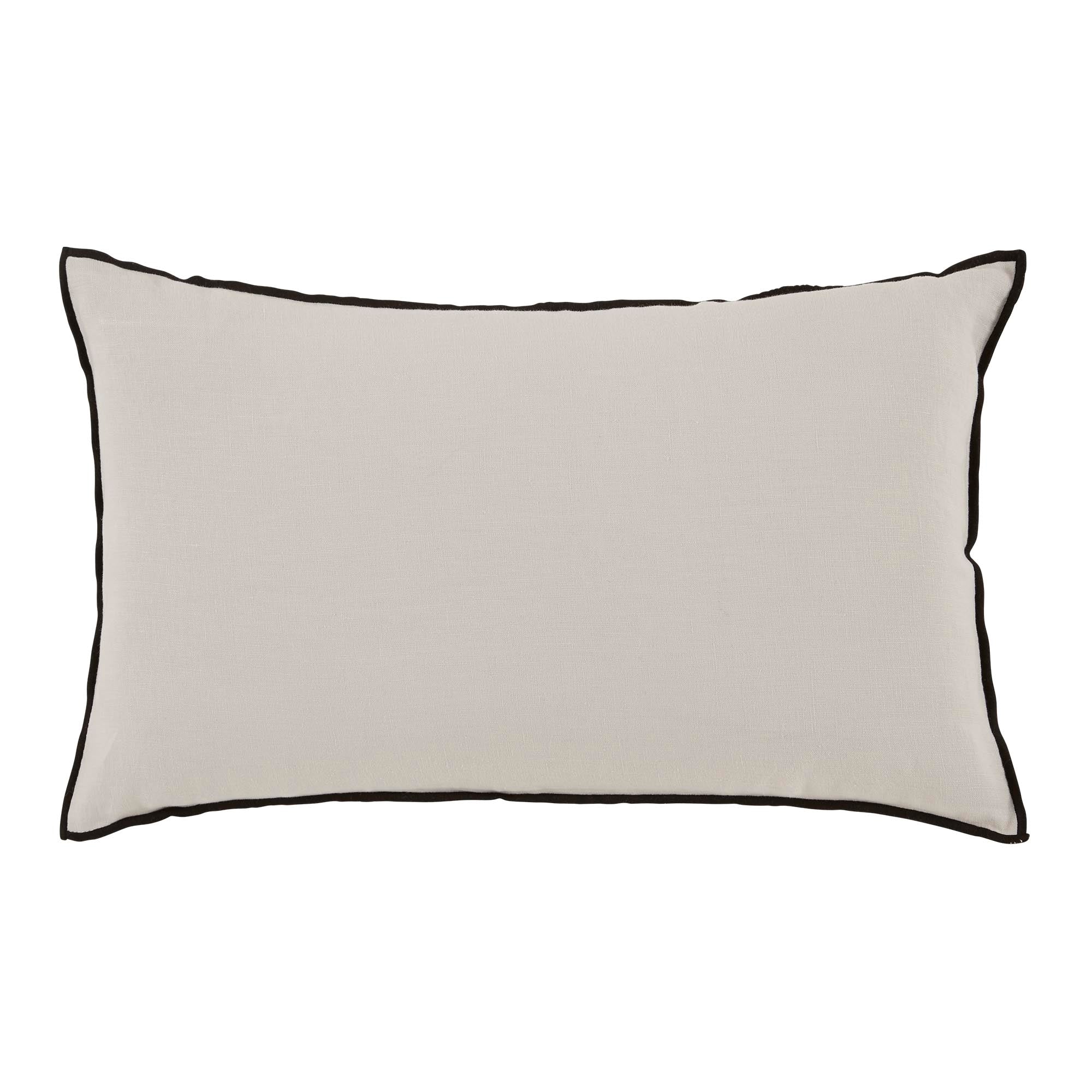 lot de 2 taies d'oreiller en 100% lin lavé légèrement froissé, 50x75 cm CARLINA, MADURA