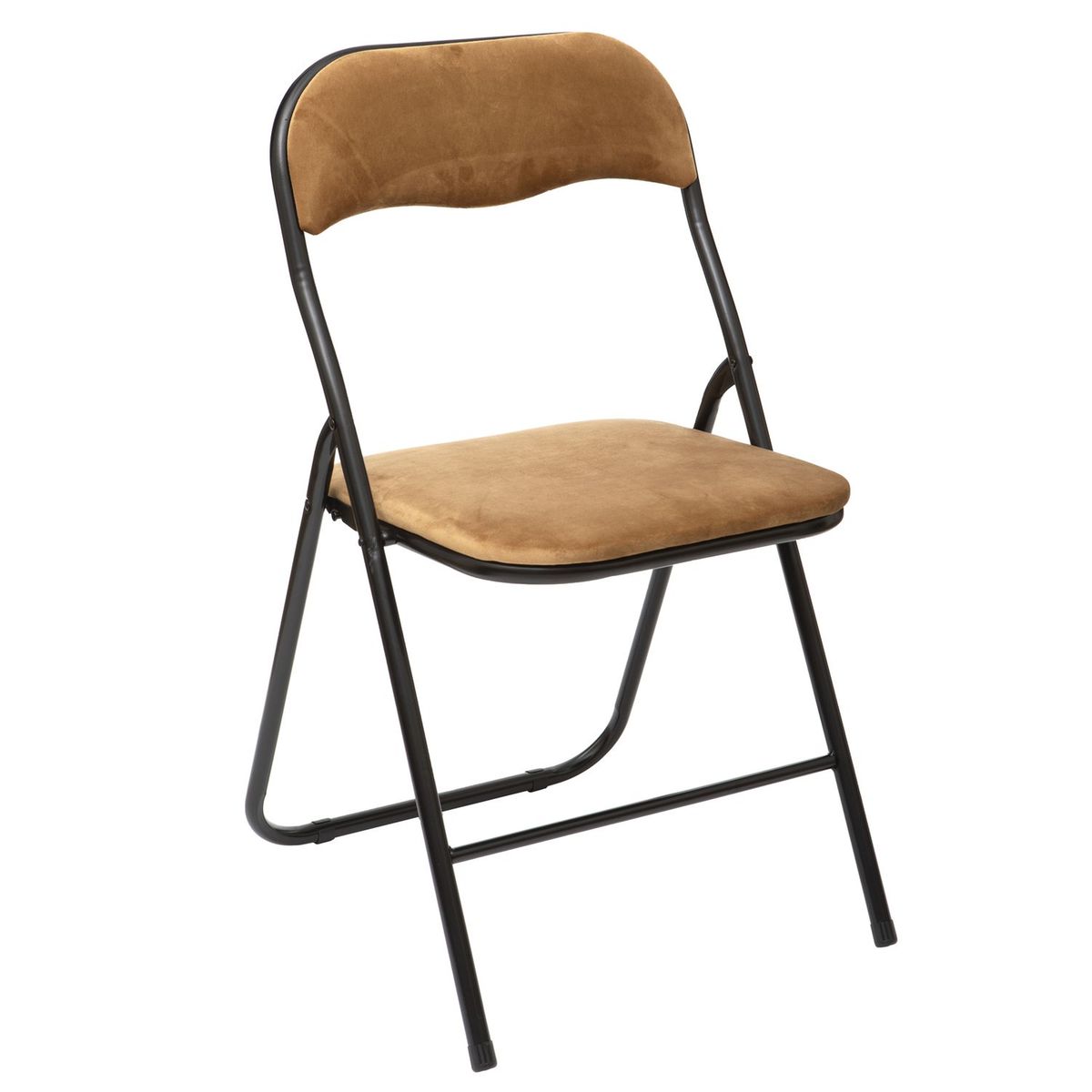 Chaise pliante italienne en bois et métal – Jolie