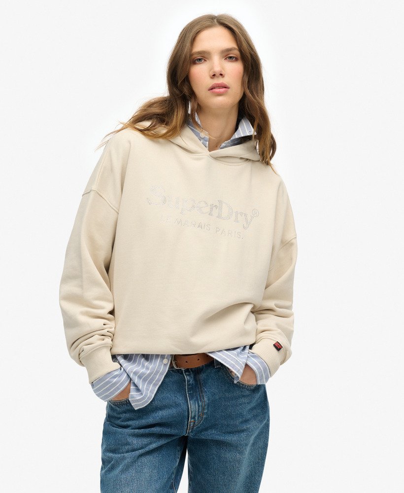 Sweat à capuche décontracté métallisé Venue, SUPERDRY