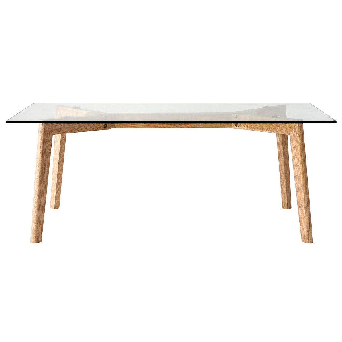 table basse design contemporain verre et davos