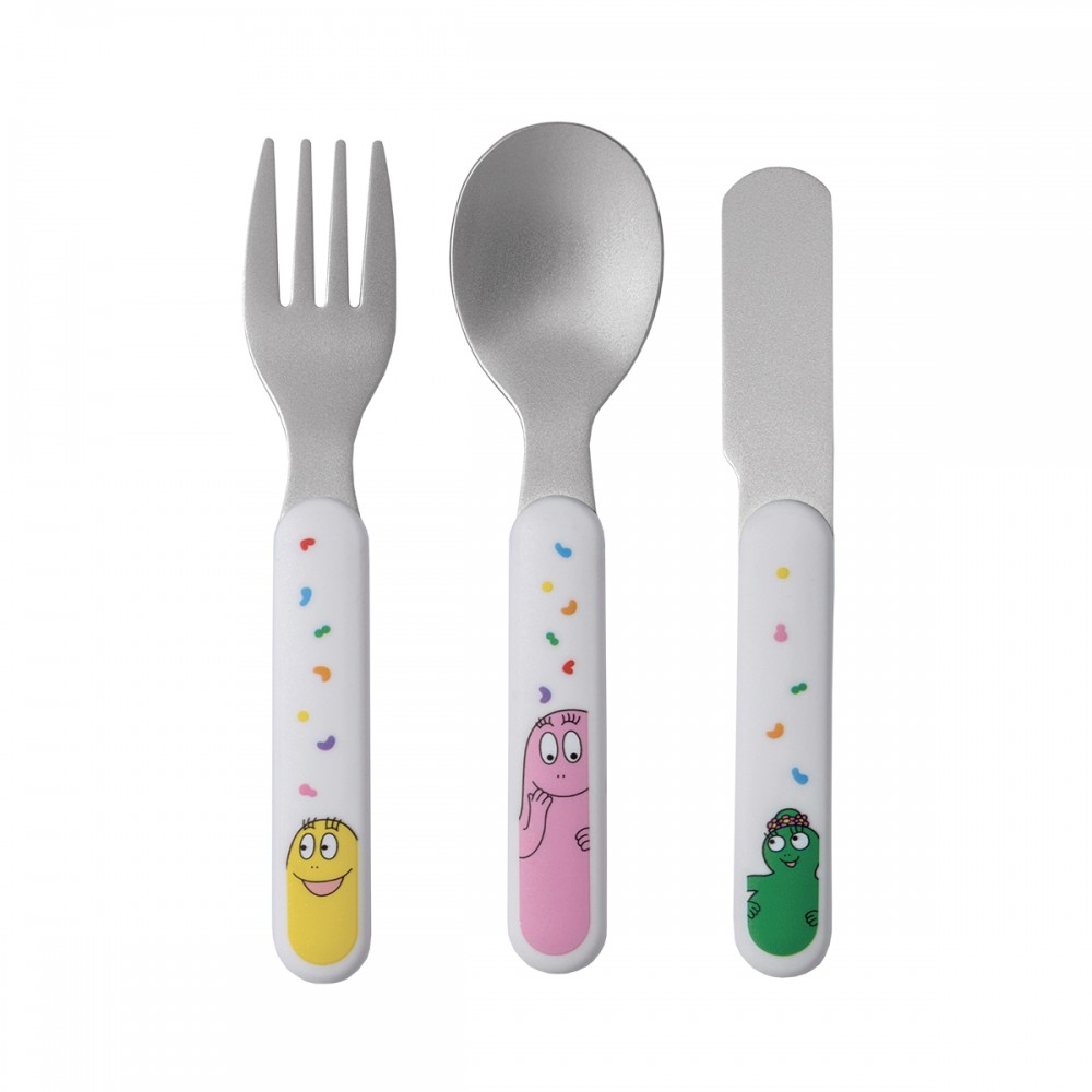 Set de 3 couverts BARBAPAPA, PETIT JOUR