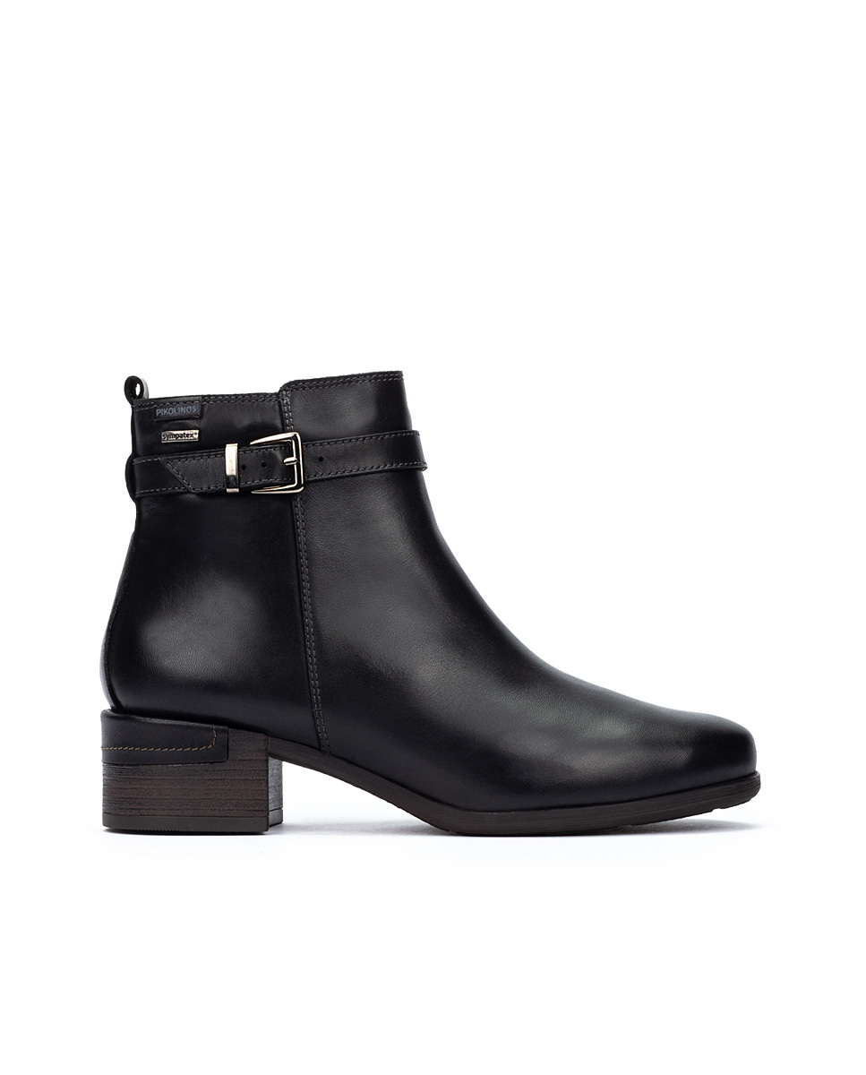 Bottines à talon cuir Malaga, PIKOLINOS