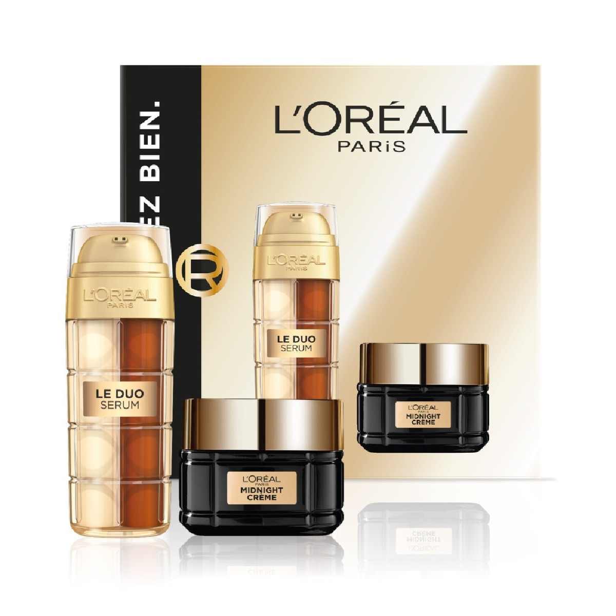 Coffret Midnight Crème & Duo Serum, L'OREAL PARIS