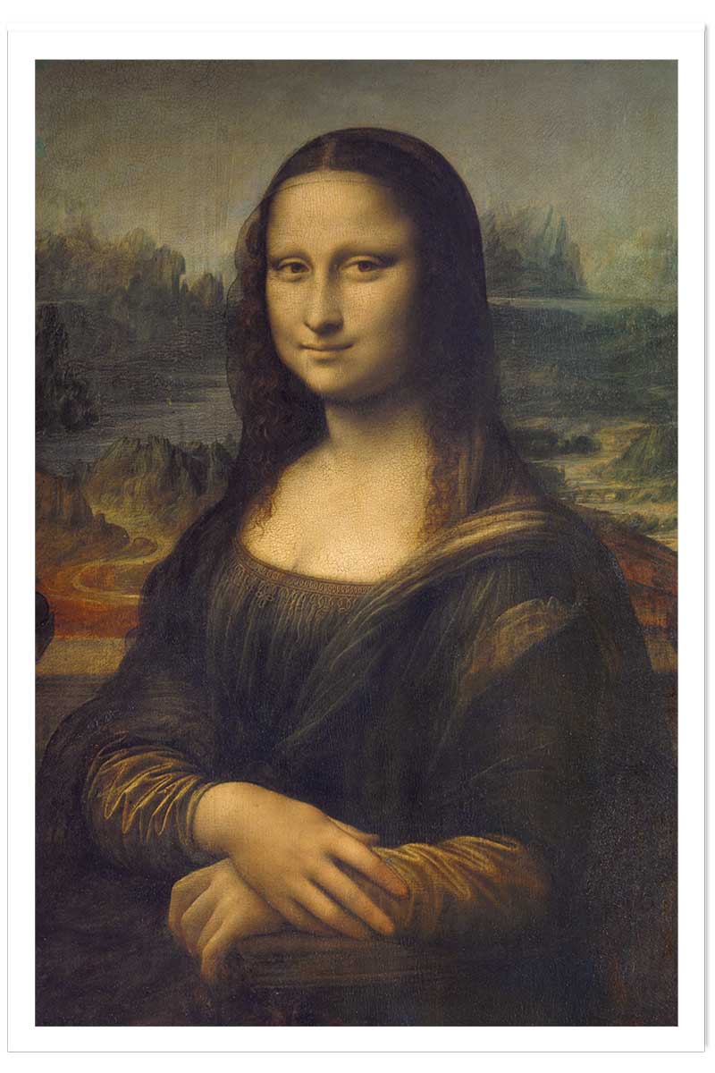 Affiche La joconde par Leonard De Vinci, HEXOA