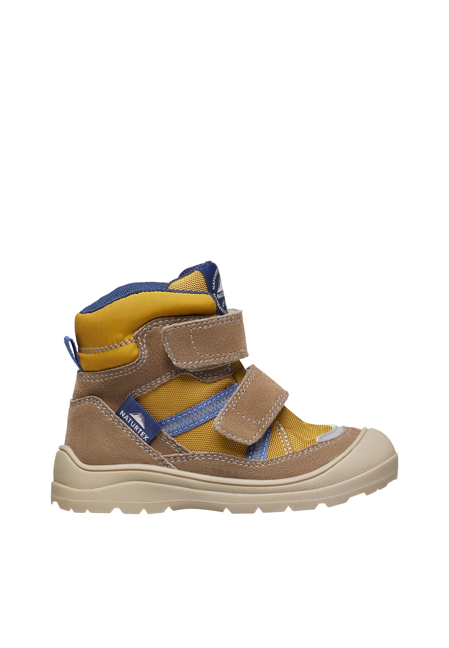 Bottes en suède et tissu technique GRAYSY VL WP., NATURINO