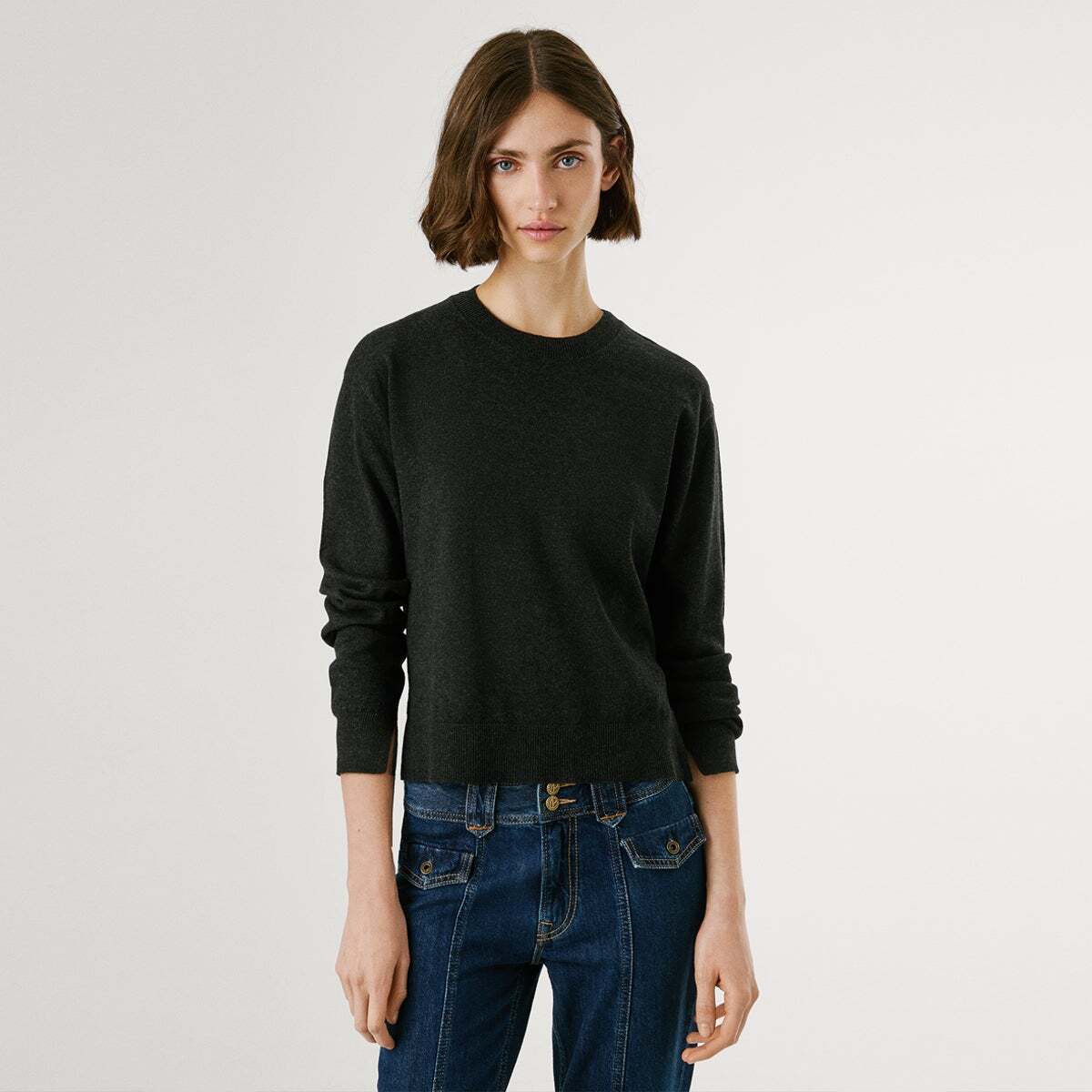 Pull Col Rond En Maille, PEPE JEANS