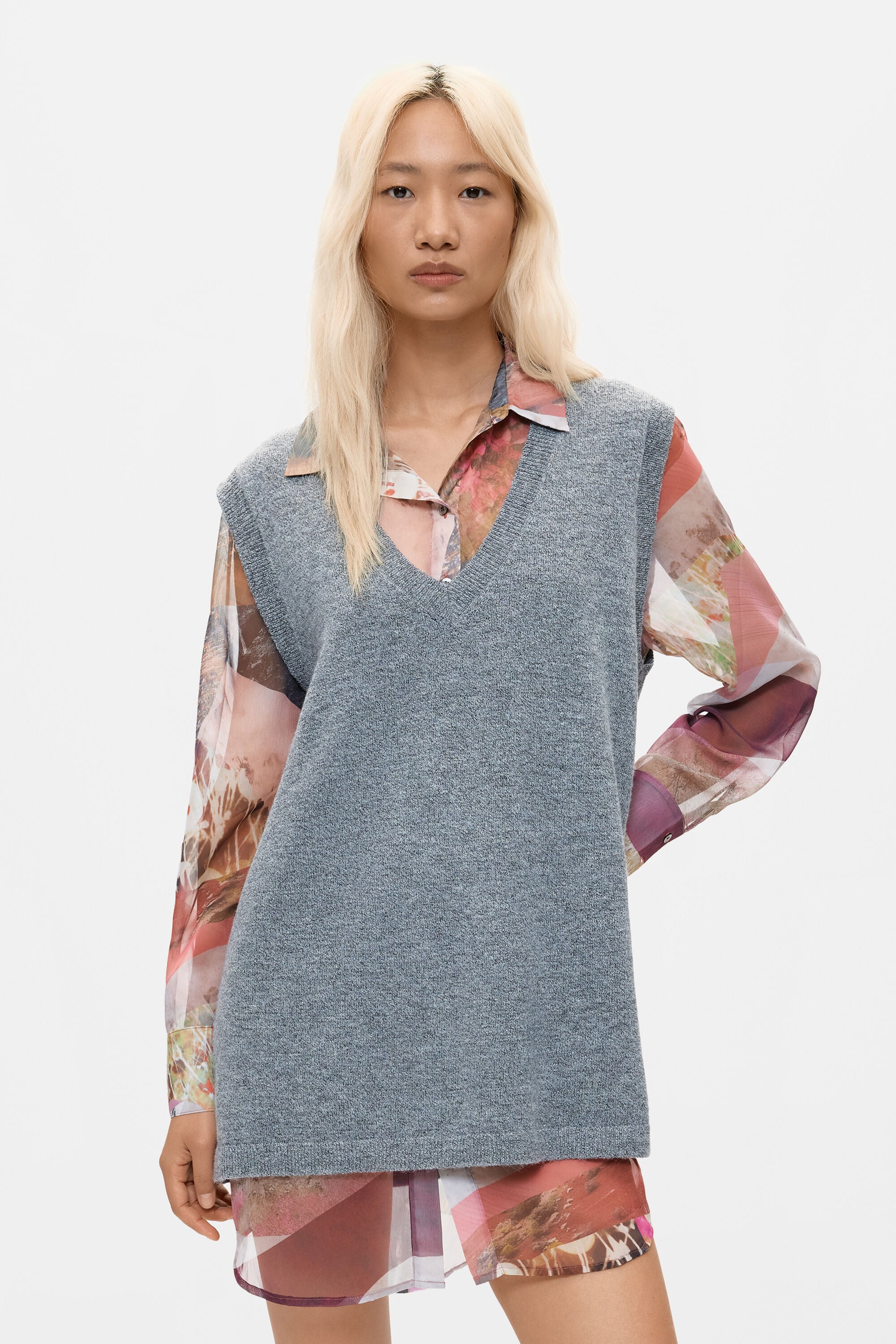 Robe chemise combinée, DESIGUAL