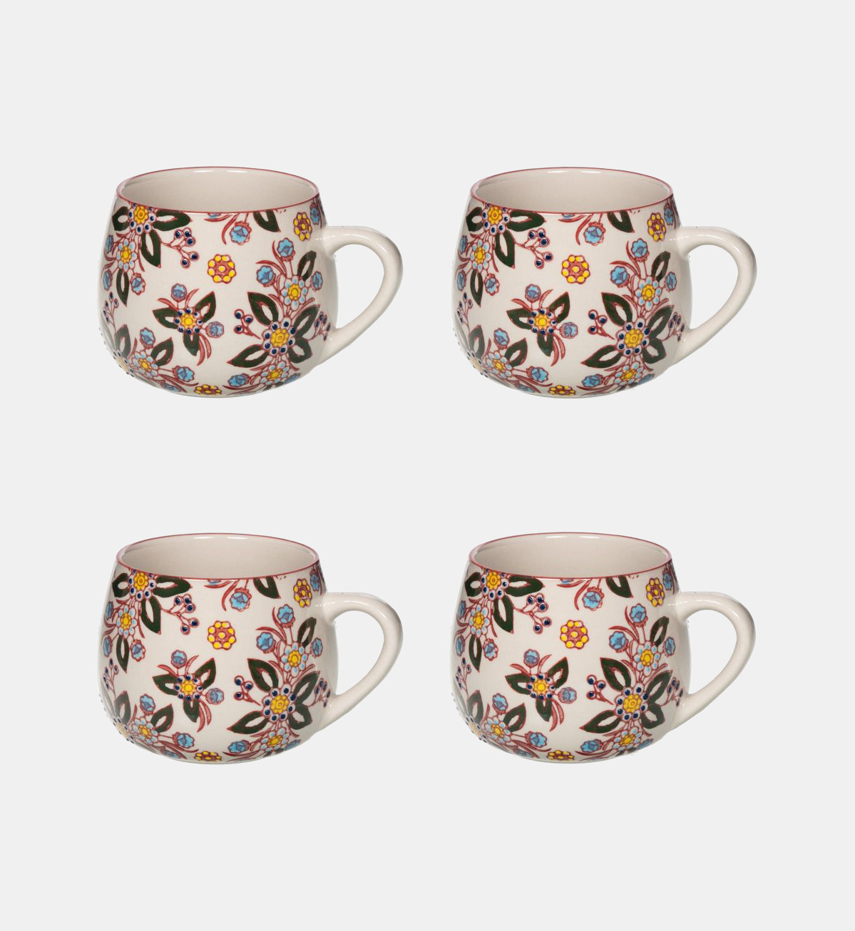 Coffret 4 mugs, TABLE PASSION