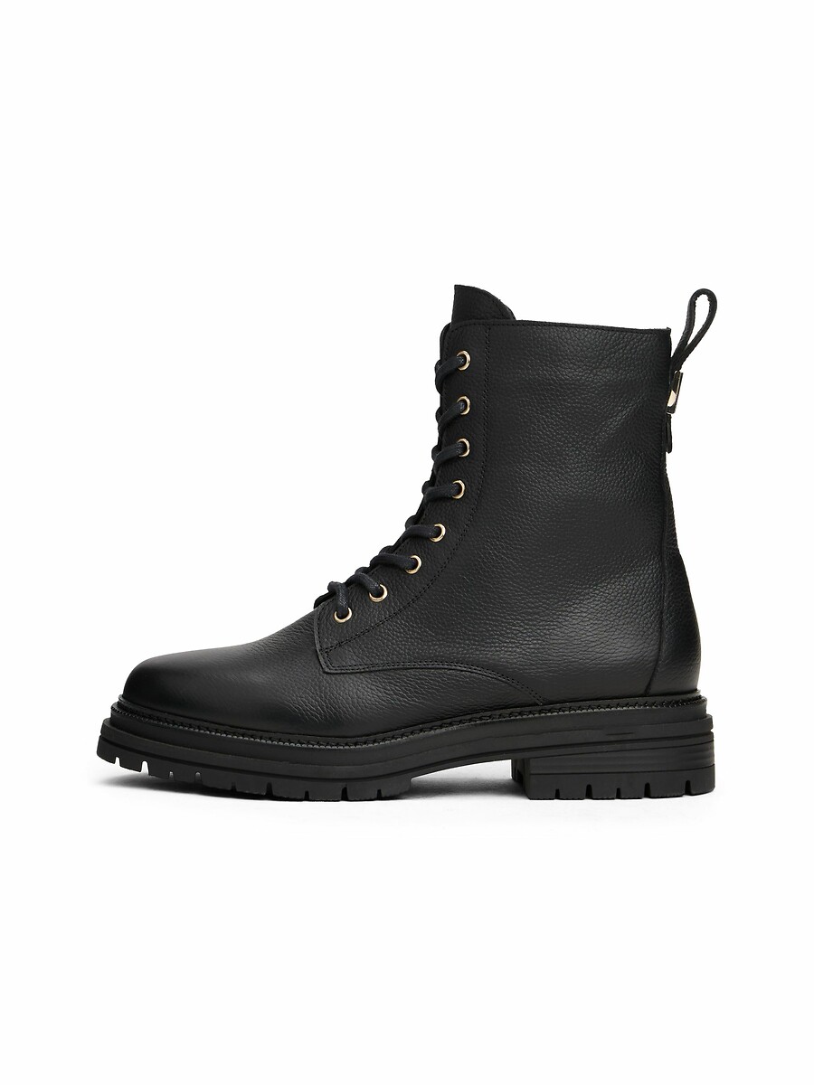 Tommy Hilfiger Botines de piel con cordones — foto 3