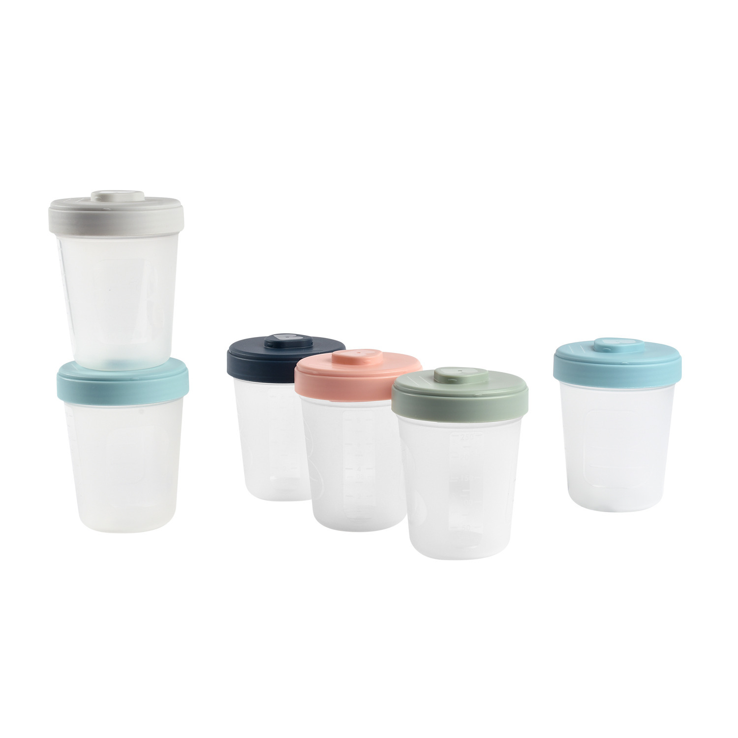 Lot de 6 portions clip 2ème âge assortiment, BEABA