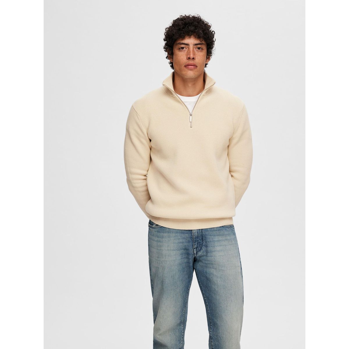 Pull demi fermeture discount homme