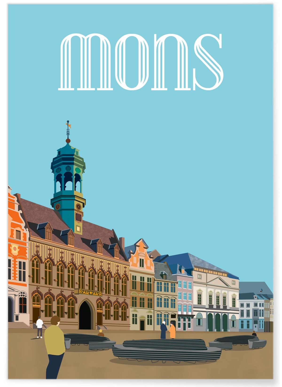 Affiche ville Mons, L'AFFICHERIE