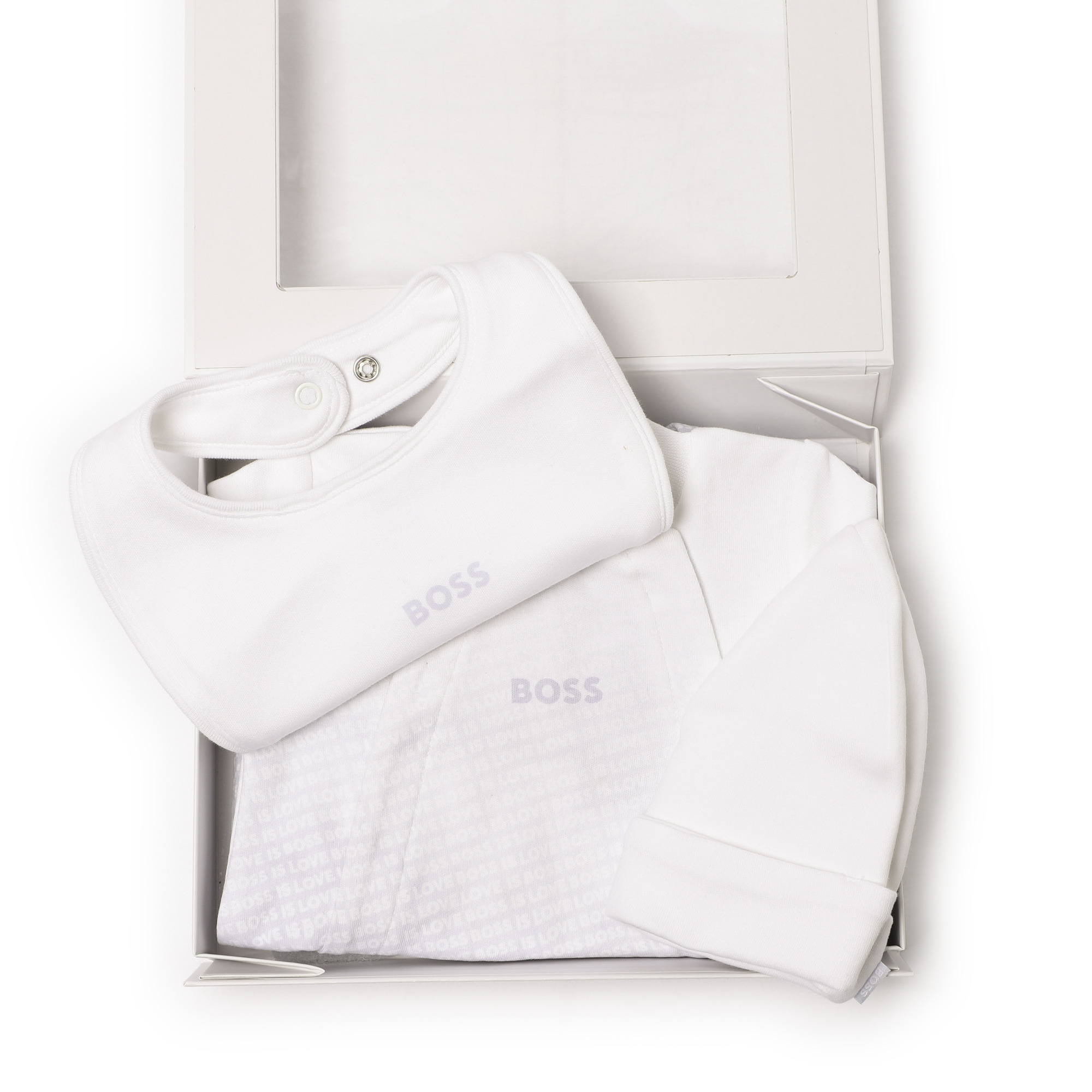Ensemble pyjama, bonnet et bavoir, BOSS KIDSWEAR