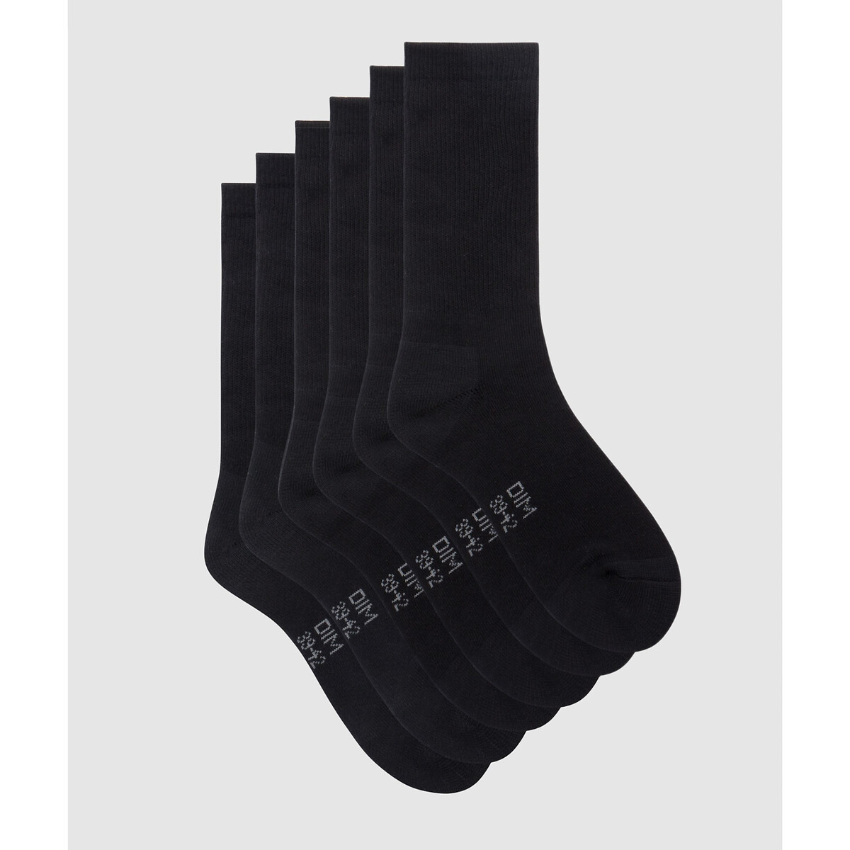 Image of Pack of 3 Pairs of Outdoor Socks in Cotton Mix