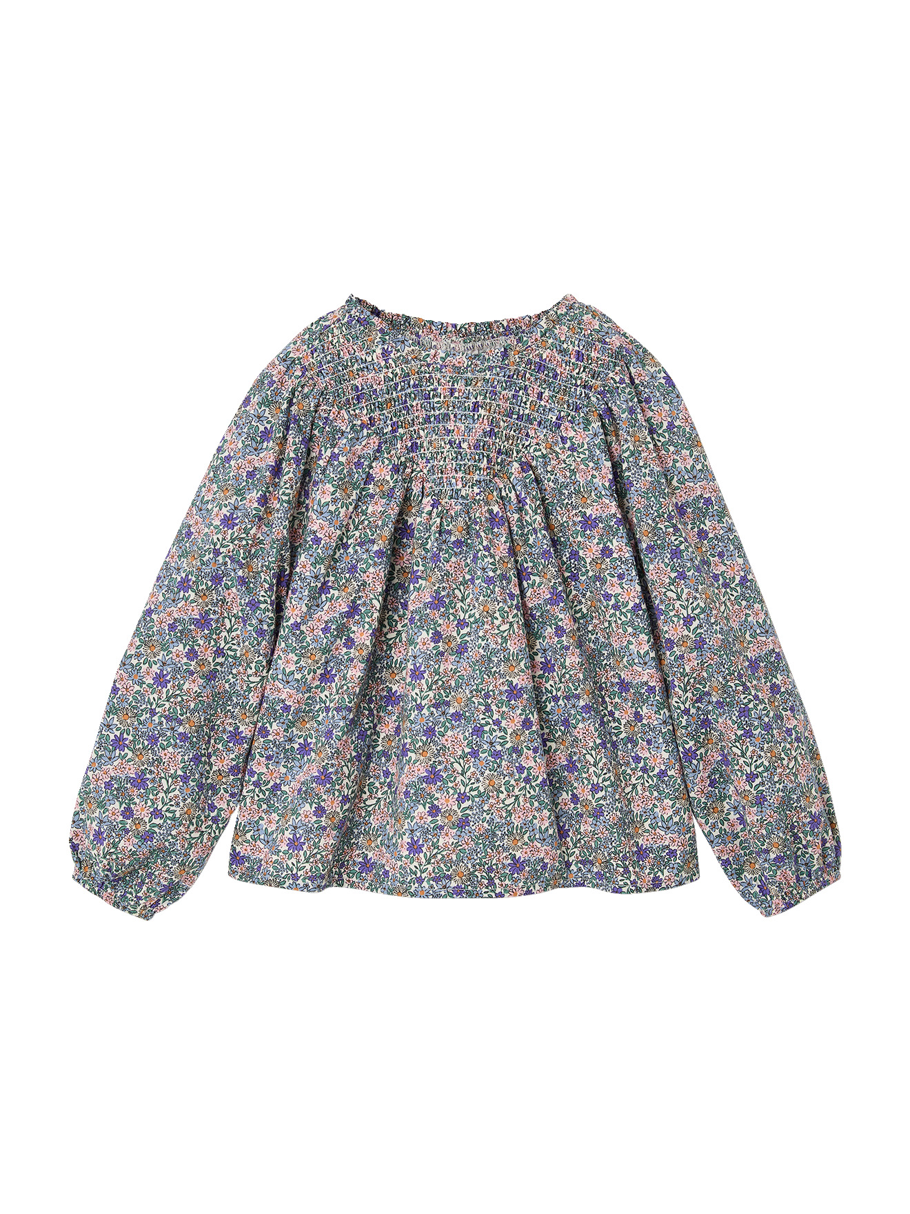Blouse manches smockées, VERTBAUDET