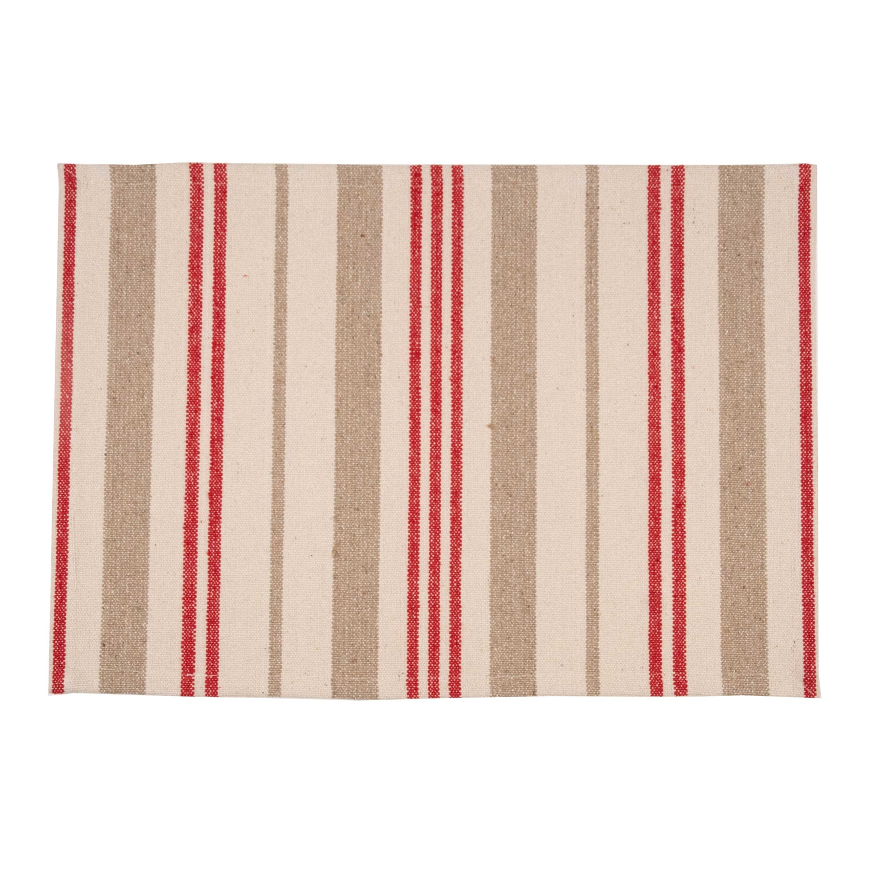 Set de table en coton épais rayures, SUD ETOFFE