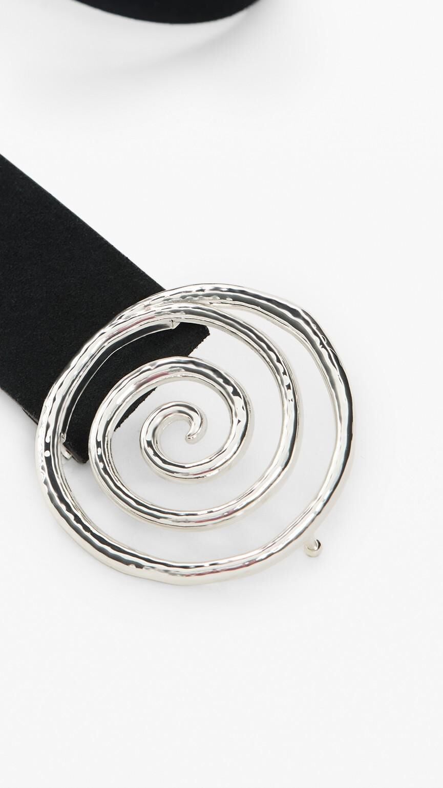 Ceinture en cuir à boucle géométrique, DESIGUAL
