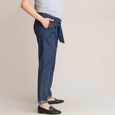 Pantalon de grossesse droit, en denim light LA REDOUTE COLLECTIONS