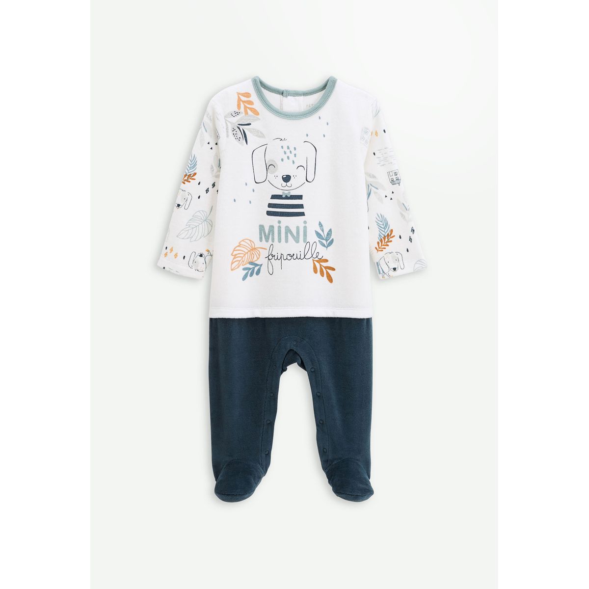 Grenouillere best sale blanche bebe