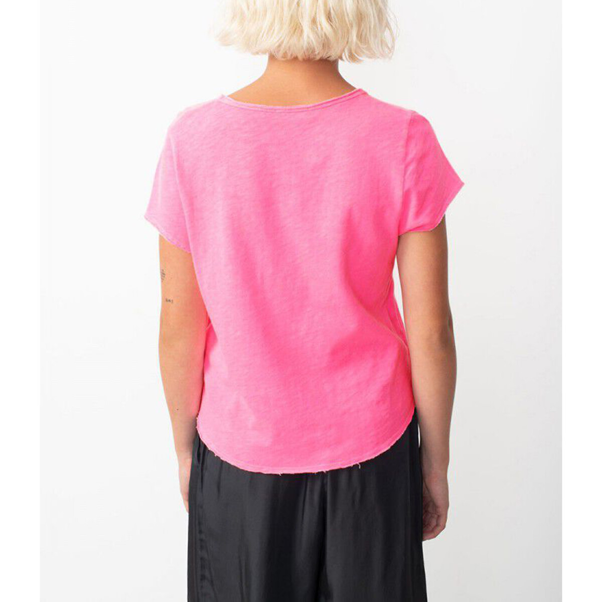 Onsoyours Blusa Elegante Donna Con Scollo A V, Stampa, Maniche Corte, Taglia Comoda - Perfetta Per L'estate