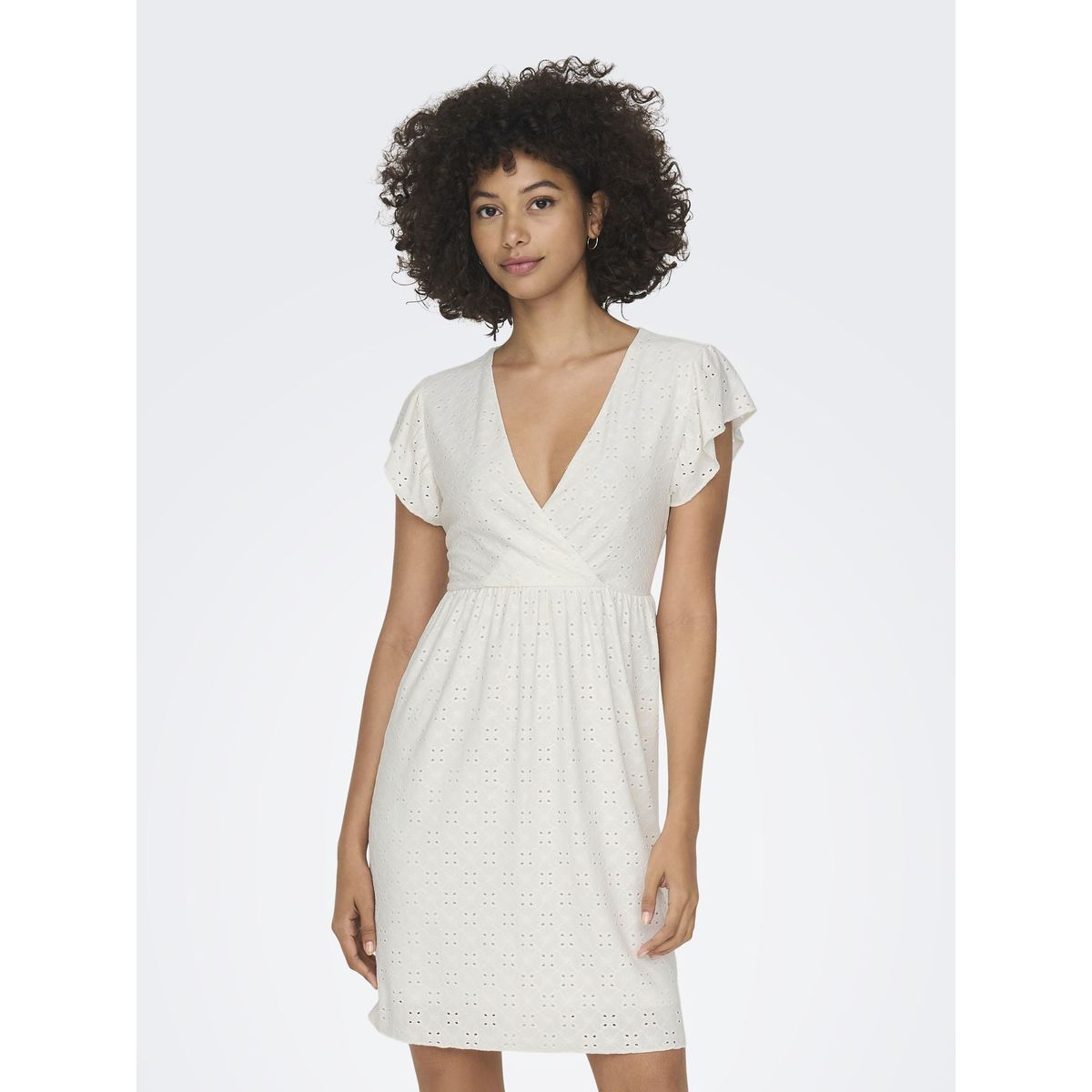 Robe blanche droite courte best sale