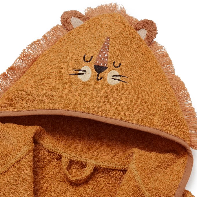 Peignoir bébé et enfant à capuche coton bio Edgard