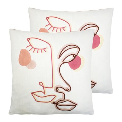 Duo Twin Pack Polyester Filled Cushions SO'HOME