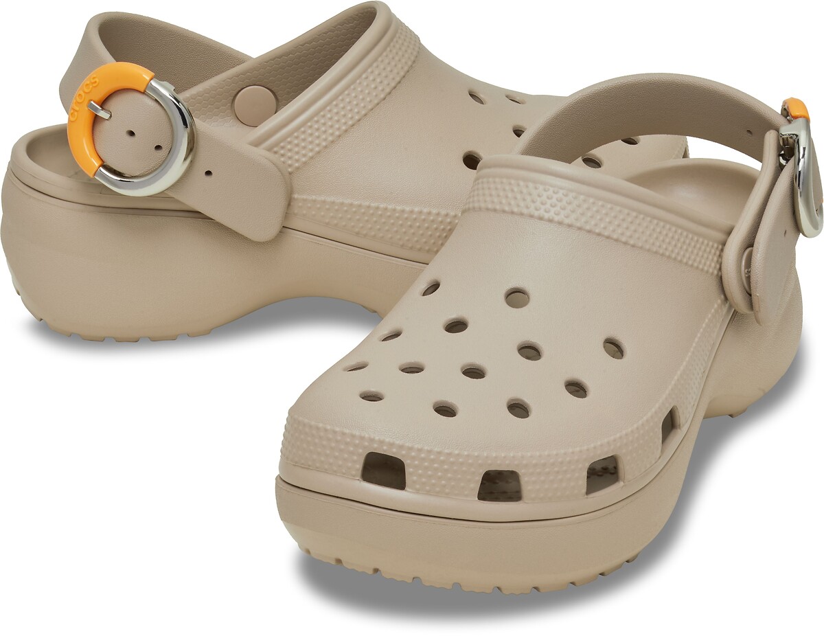 Crocs Zuecos CLASSIC PLATFORM DIPPED BUCKLE — photo 3