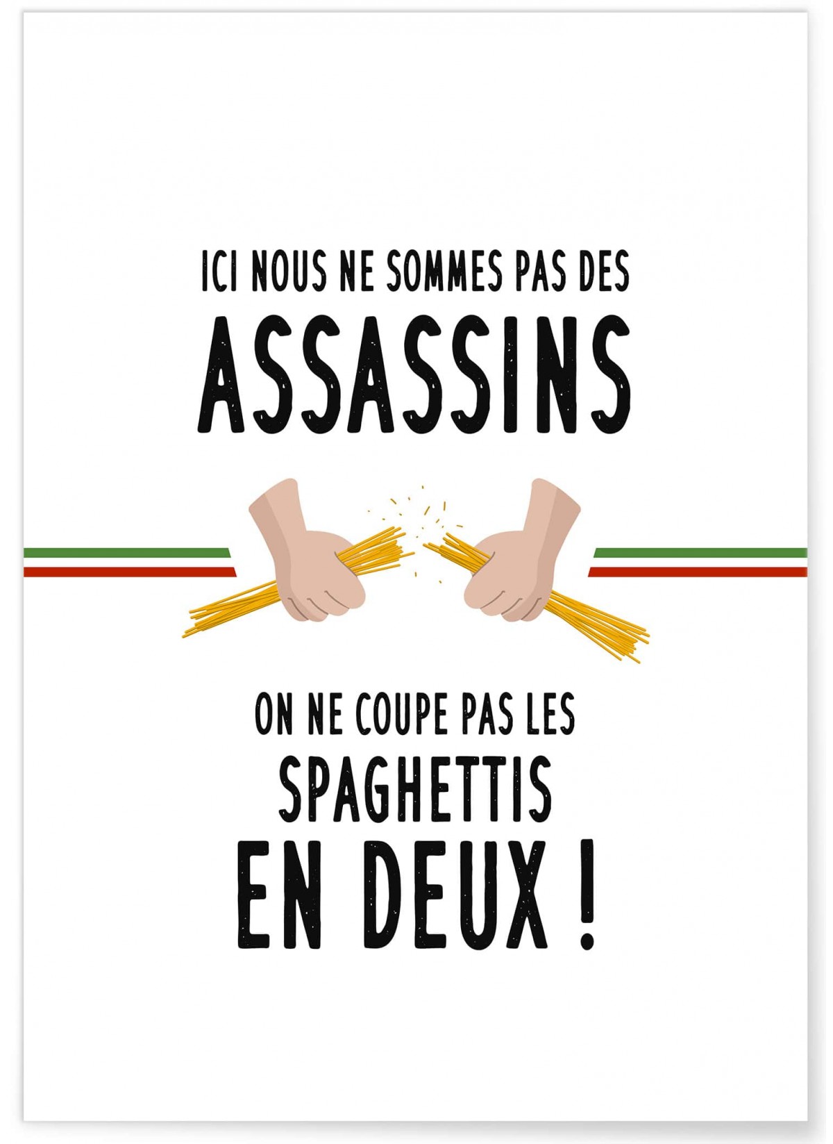 Affiche 'Spaghettis', L'AFFICHERIE