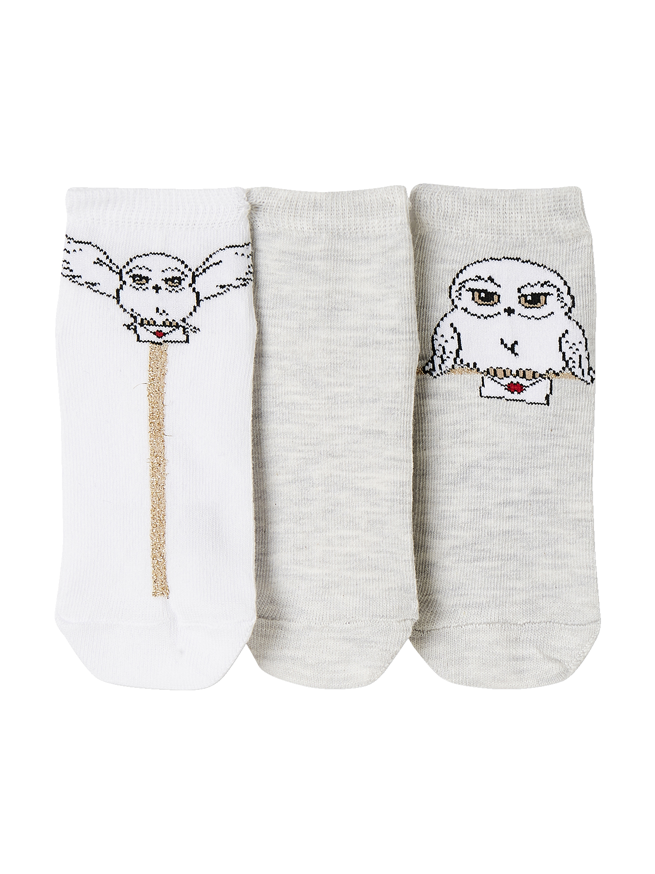 Lot de 3 paires de mi-chaussettes Harry Potter®, VERTBAUDET