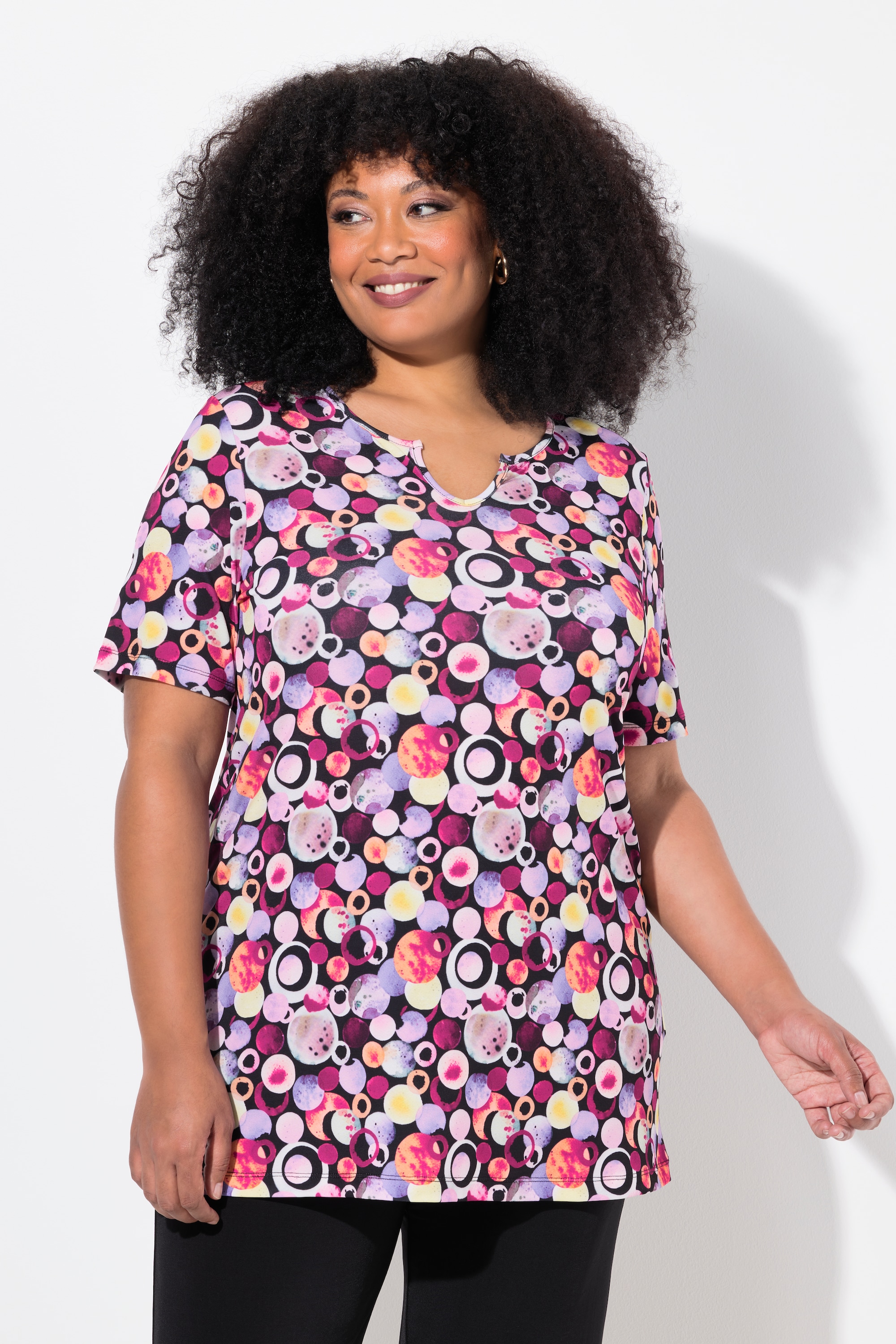 T-shirt long coupe évasée, ULLA POPKEN