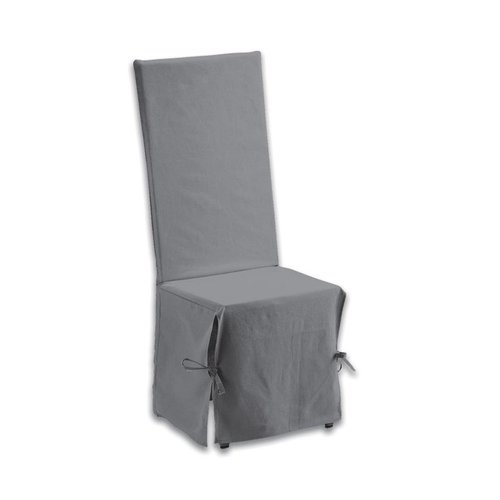 Soldes - Galettes de chaises blanches et grises en coton et lin