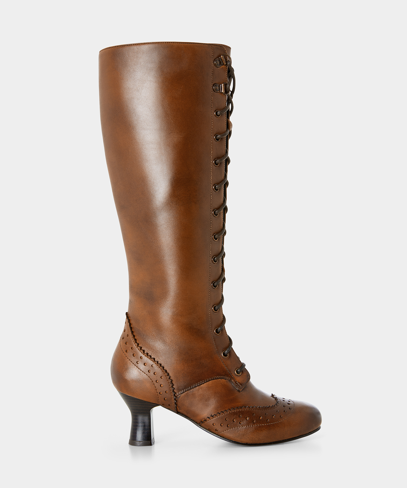 Botte Style Richelieu Haute à Lacets, JOE BROWNS
