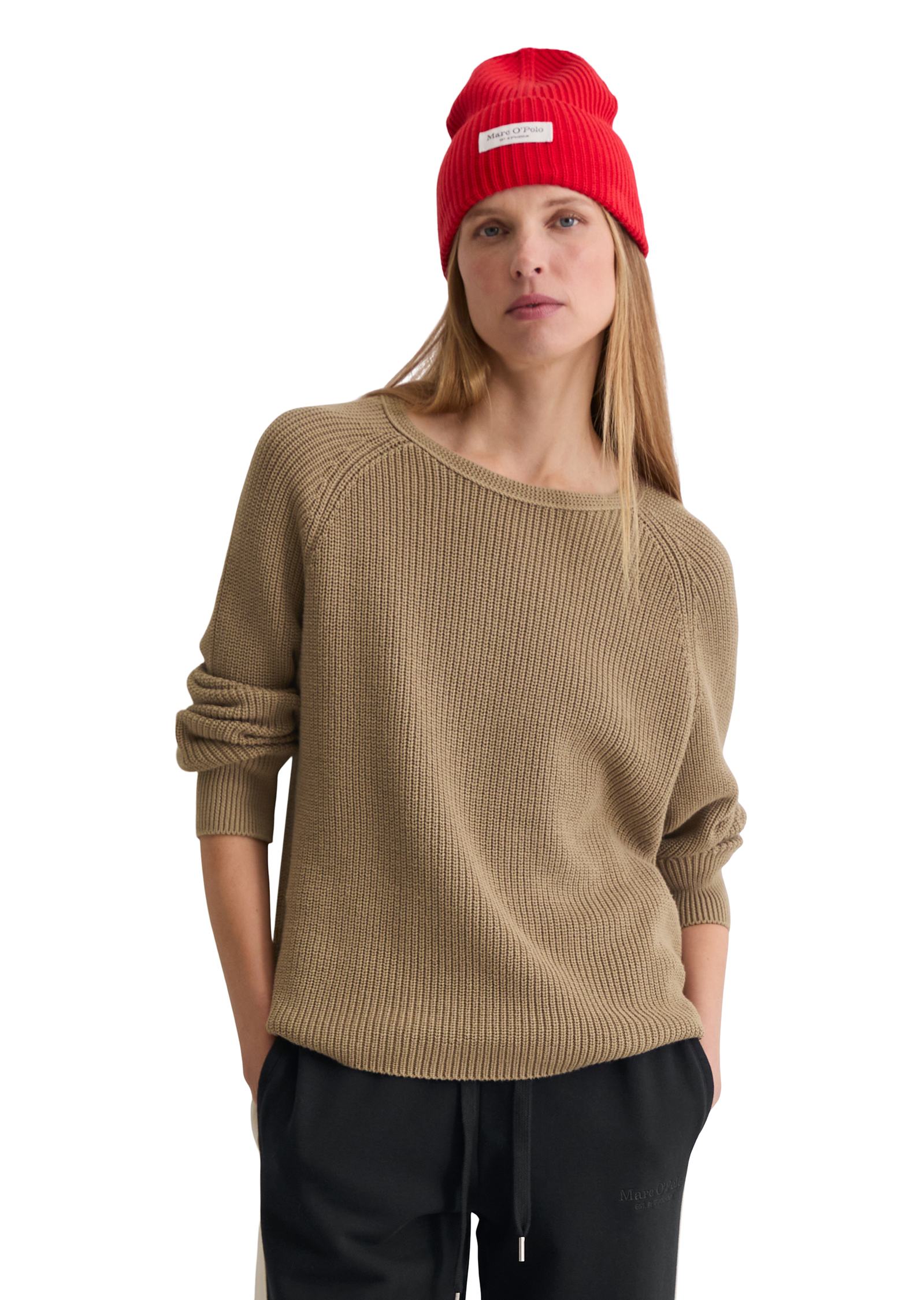 DfC Pullover loose en coton organique lourd, MARC O'POLO