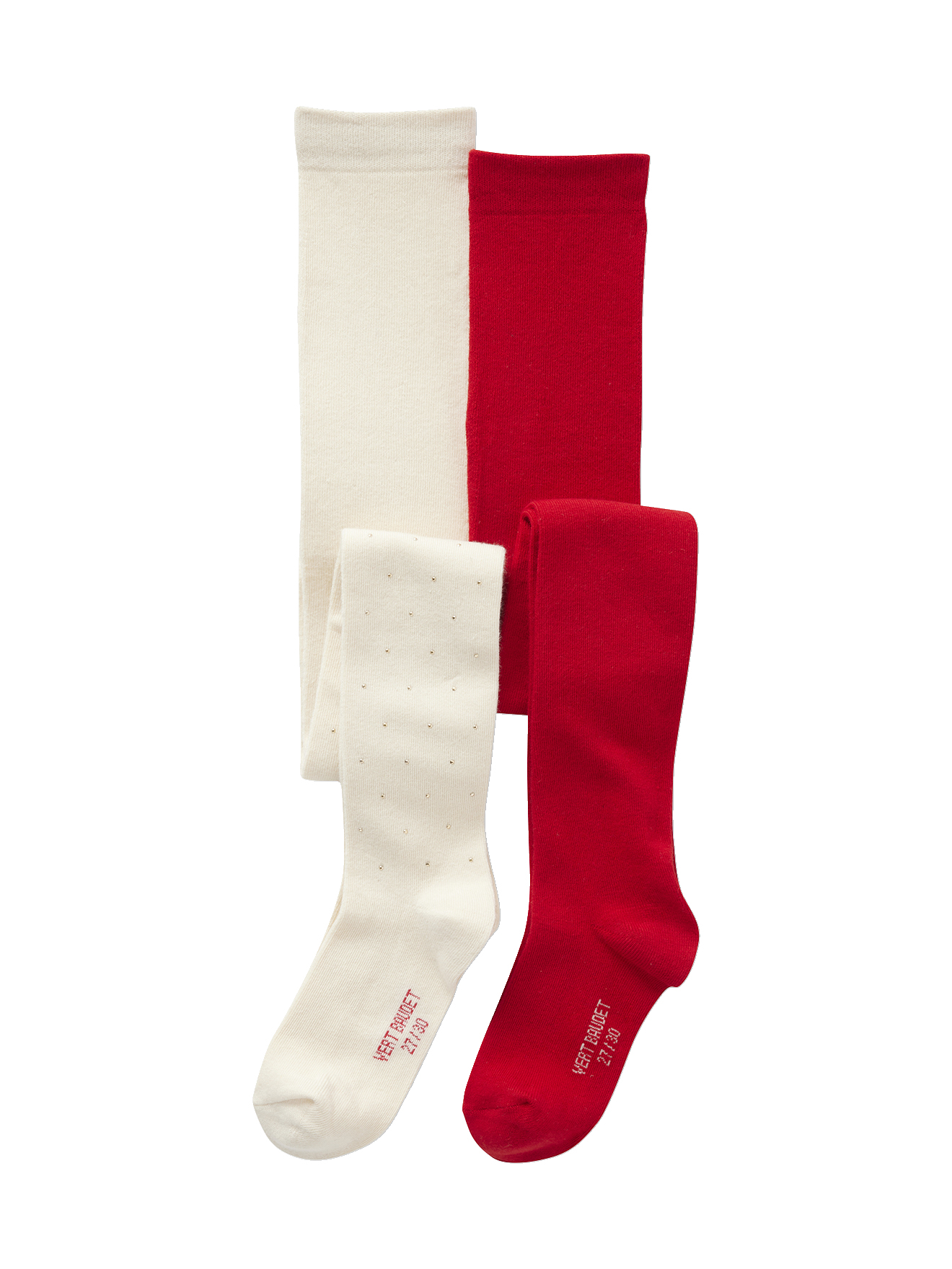 Lot 2 Collants Noël, VERTBAUDET
