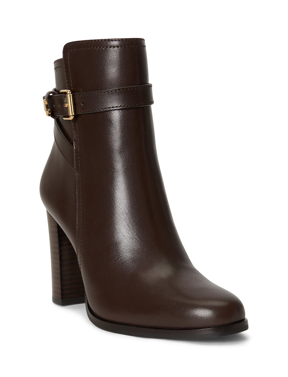 Lauren Ralph Lauren Botines con tacón de piel BROOKE — foto 2