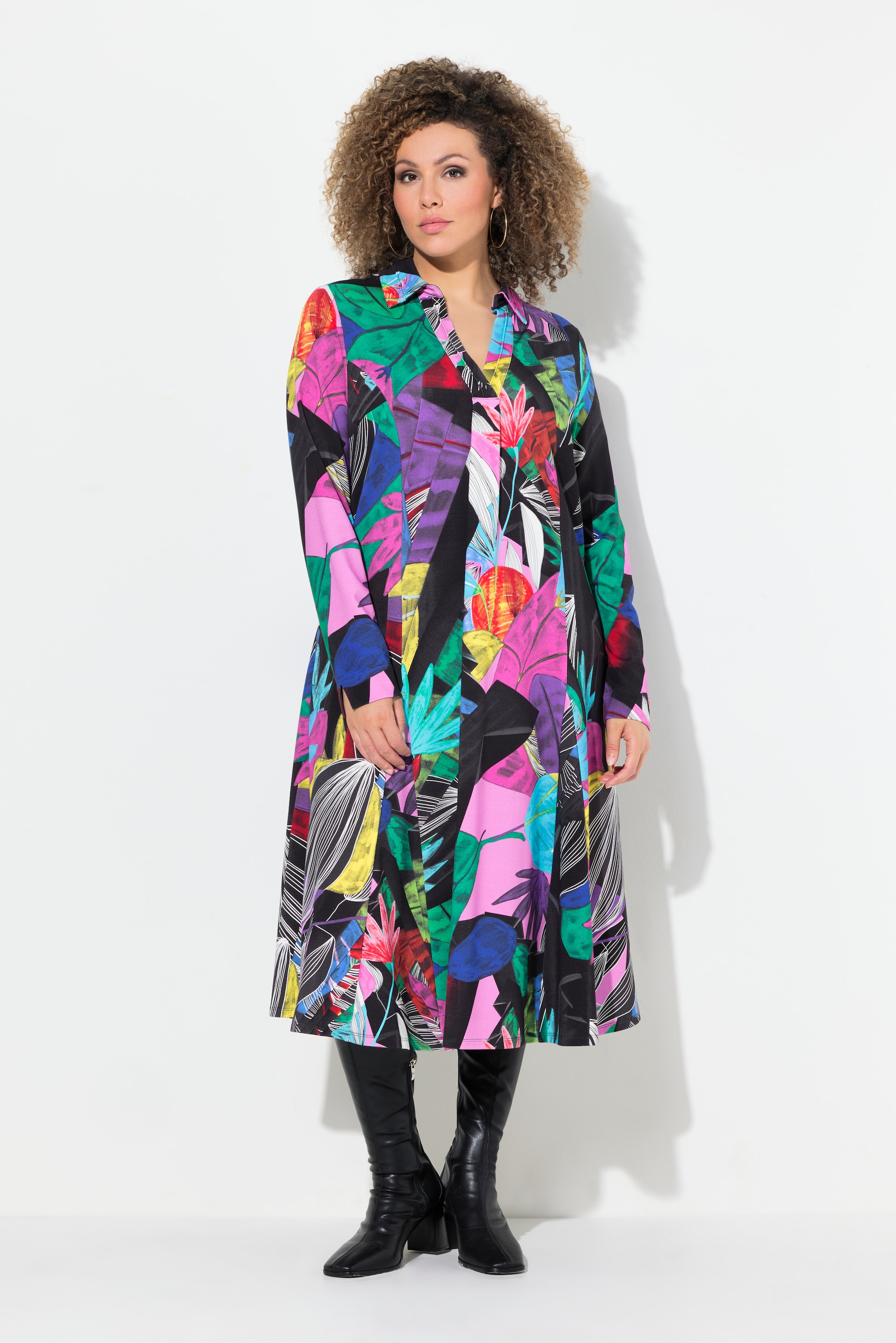 Robe en jersey à manches longues, ULLA POPKEN