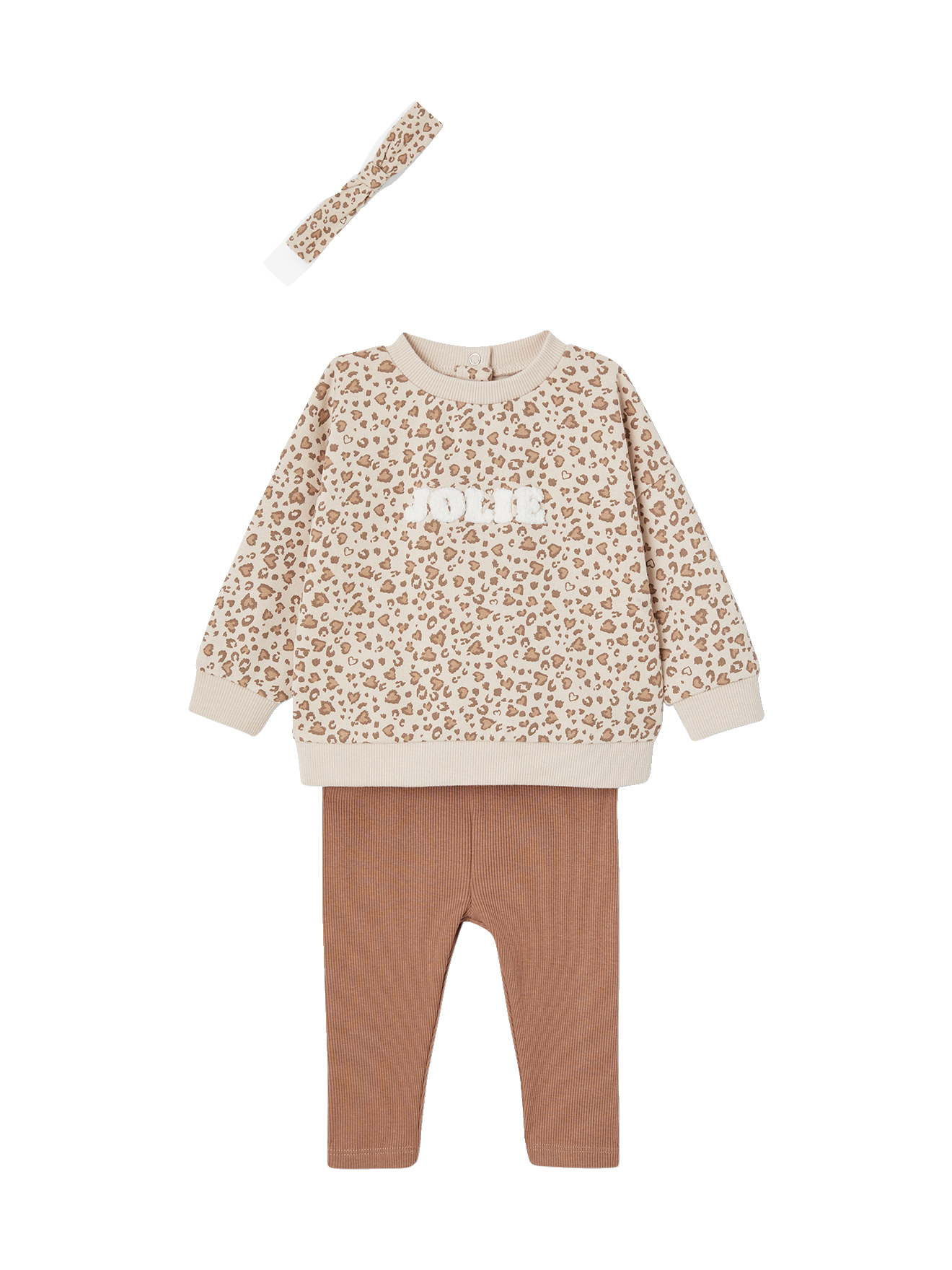 Ensemble sweat + legging + bandeau, VERTBAUDET
