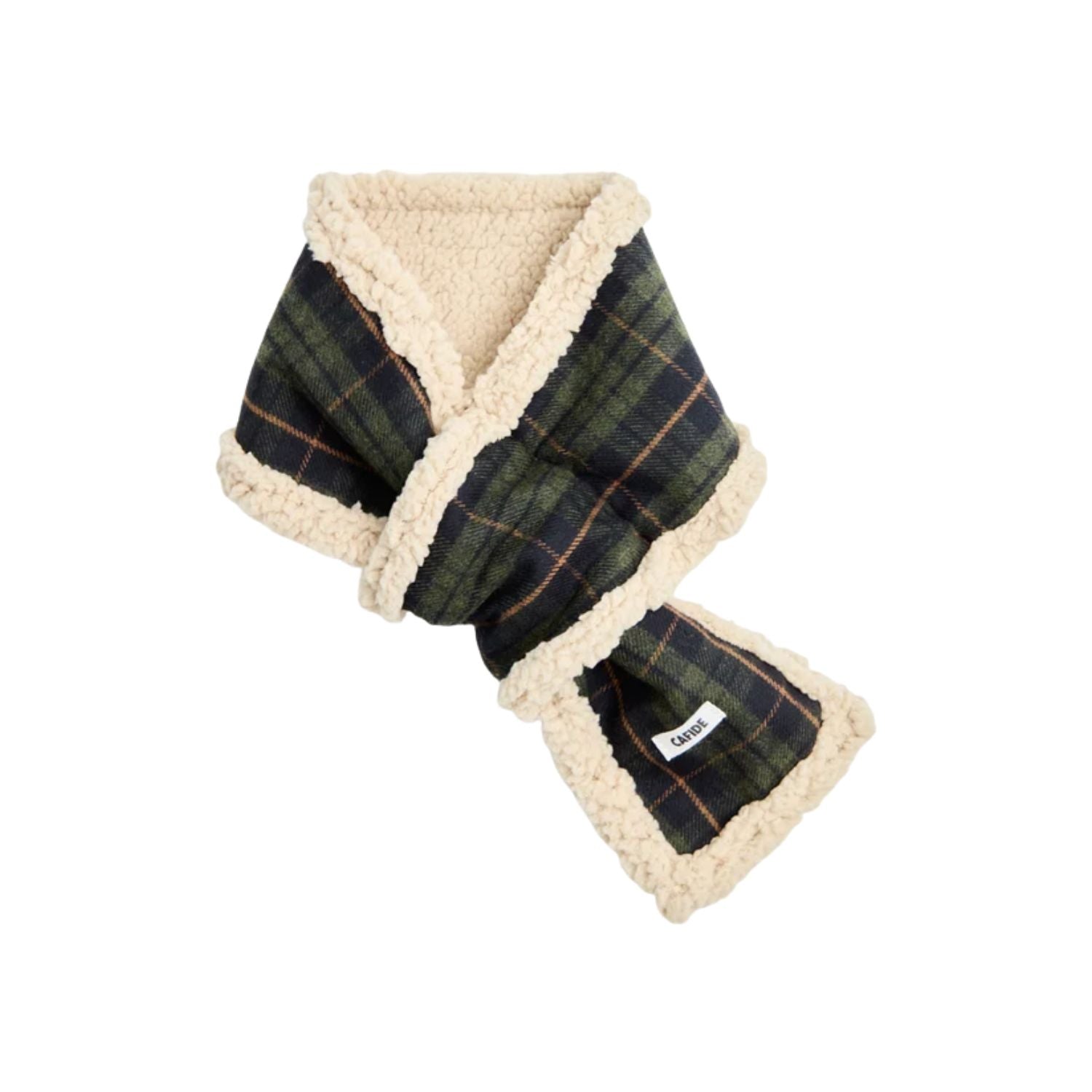 Écharpe tartan verte pour chien, Mica, CAFIDE