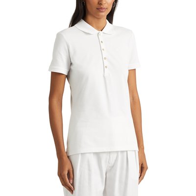 Cotton Polo Shirt with Short Sleeves LAUREN RALPH LAUREN