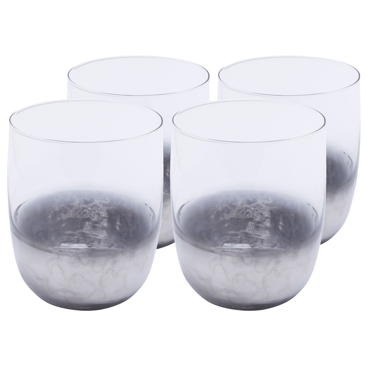 DAKLUNAR Lot De 4 Verres à Eau Carrés 400 Ml – Verres Long Drink Transparents En Verre Borosilicate, Design Moderne Pour Cocktails, Bière, Jus & Eau