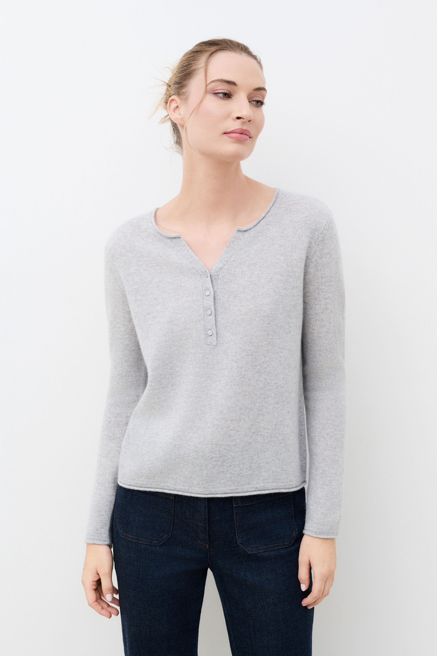 Pull droit cachemire MSANDY, CAROLL