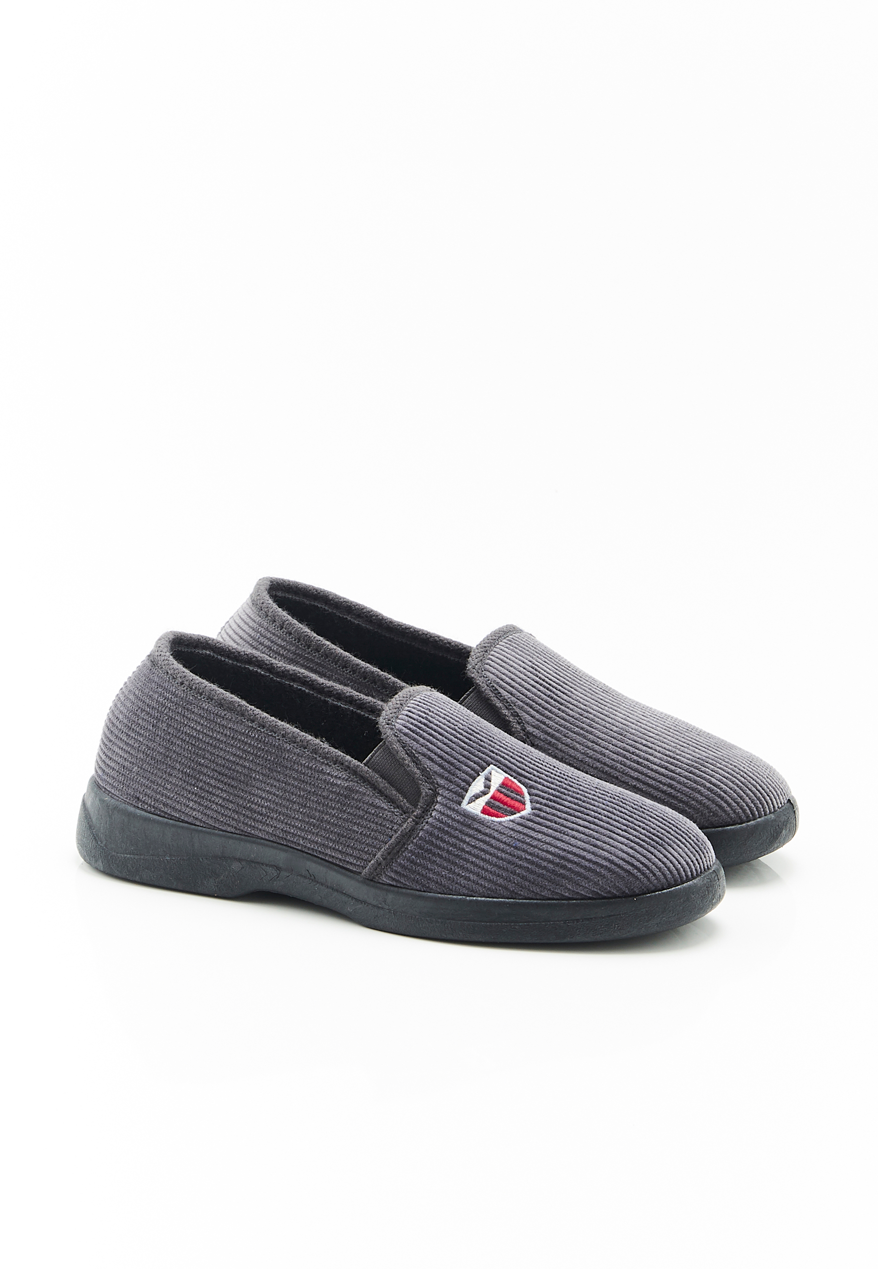 Chaussons en velours côtelé, DAMART